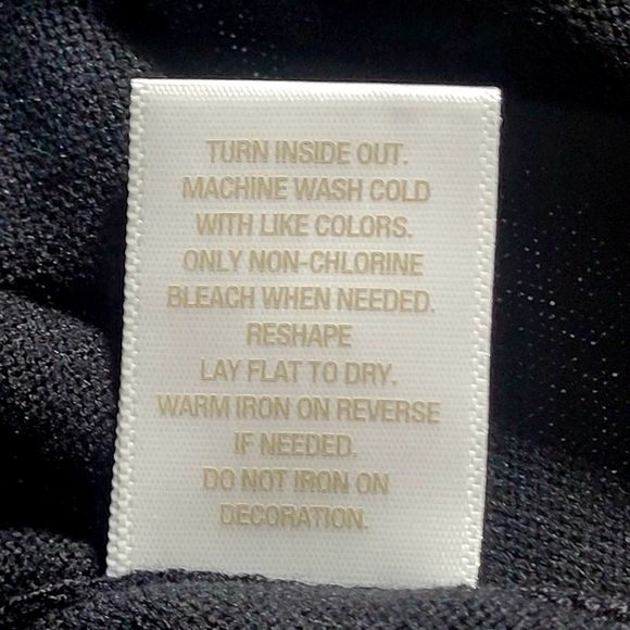 Westport Cold Shoulder Studded Black Knit Pop Over Sweater (XL) - Picture 8 of 11